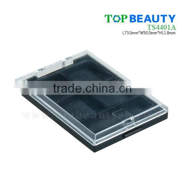 TS4401A- 4 Color Black Eyeshadow Container With Window
