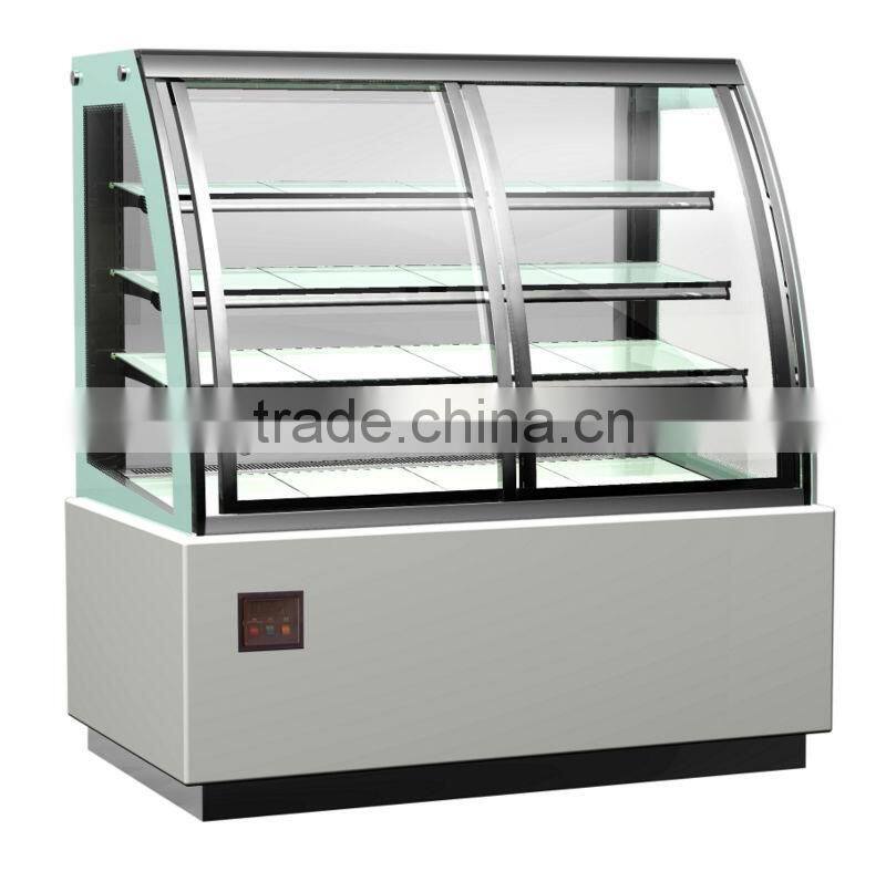 Cake display chiller frost free with temp.+3~+10degree C