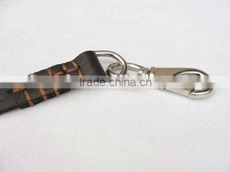 Fashion Flat Genuine Leather Dog Leashes