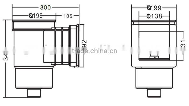 Easy install swimming pool skimmer
