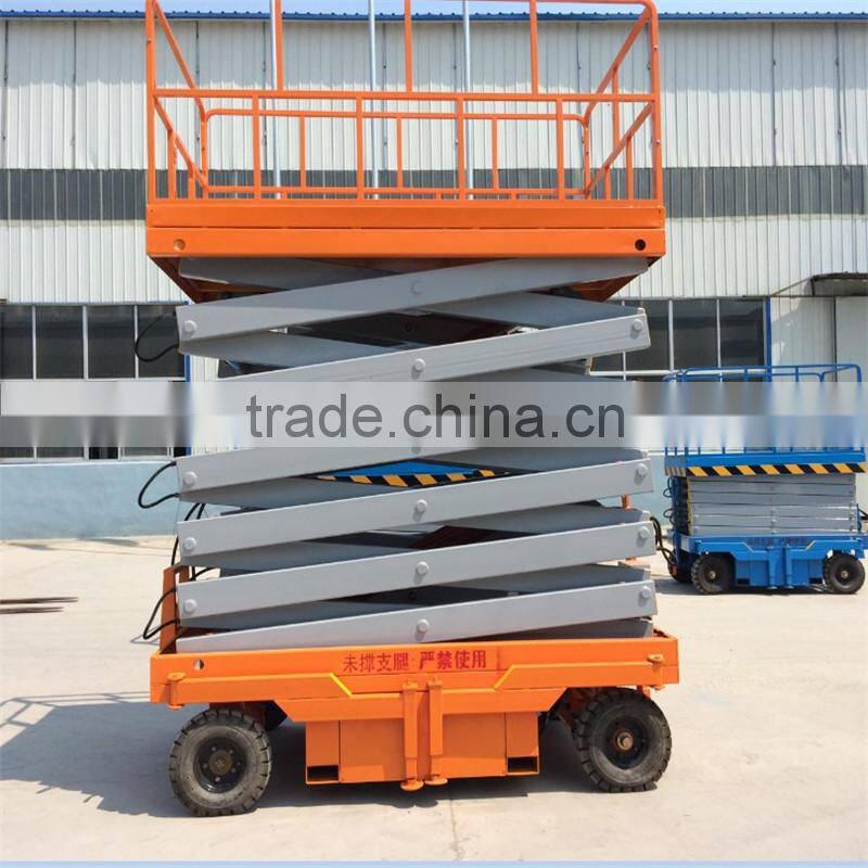 Best selling electro-hydraulic scissor lift mobile hydraulic scissor lift