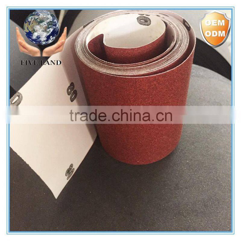 China manufacturer garnet sandpaper rolls for polishing metal and wood