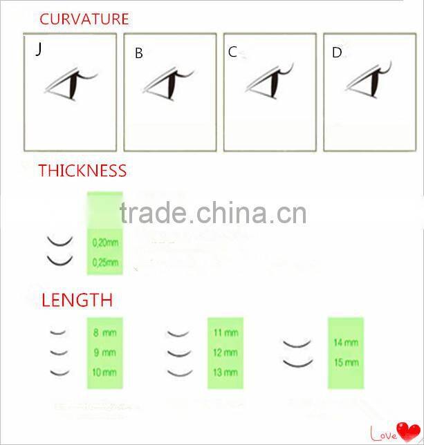 2015 hot sale best quality mink eyebrow extensions wholesale