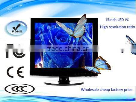 1024*768 high resolution HD15 inch led PC screen monitor