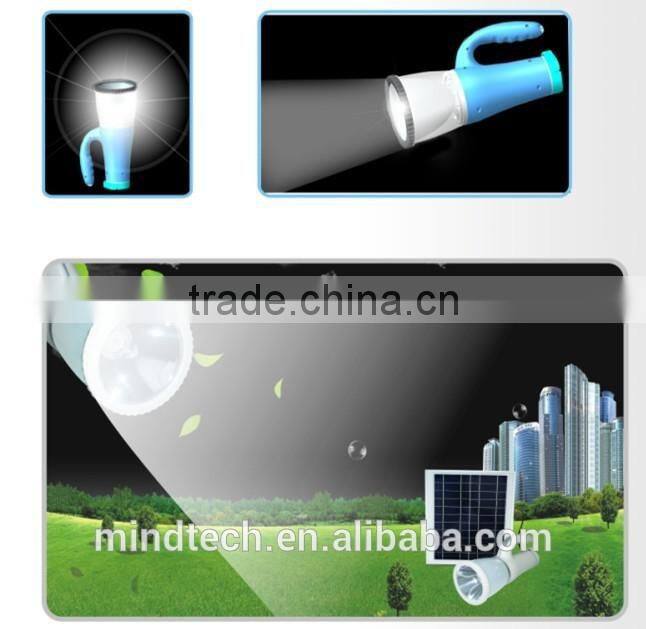 8w solar led flashlight with astigmatism and spotlight and SOS signal