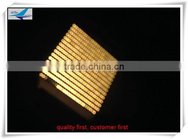 Warm & cool white background 896pcs pannel led theater stage light/led studio light