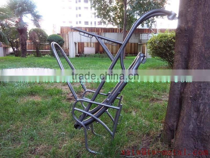 titanium truss fork with front rack titanium bicycle rack customize titanium truss fork