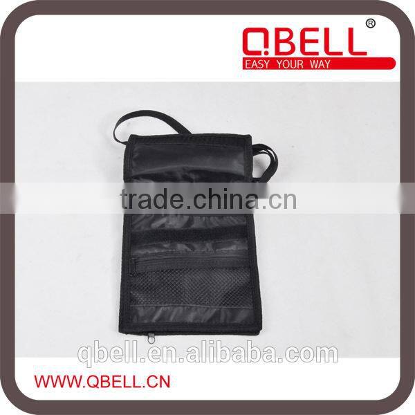 Customized high quality neck strap wallet/ neck hanging bag for travel or sport