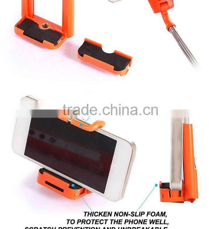 2015 Wholesale Mini Foldable Bluetooth Selfie Stick Wireless Selfie Stick, Monopod Selfie-stick