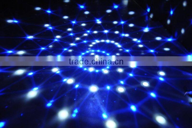 6pcs*1W RGBYWV LCD DMX Crystal ball magic led light