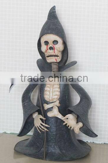 Iron Witch and Pumpkin Hallowmas day decoration wholesale