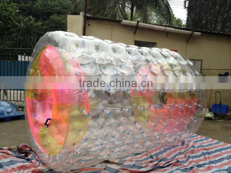 Hola huge inflatable water roller/water walking roller/big water roller ball