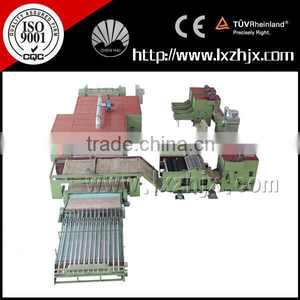 Hot Sale Nonwoven Bonded Wadding Production Line For Quilts WJM-3