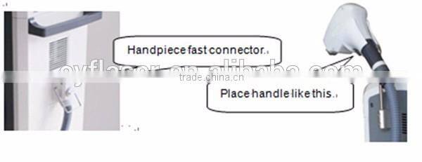 2016 New 808nm diode laser hair removal machine / alexandrite laser hair removal machine / painless hair removal machine