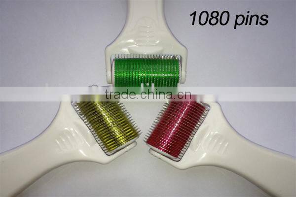 titanium 540 derma micro needle roller 540 pins on Valentine's day promotion