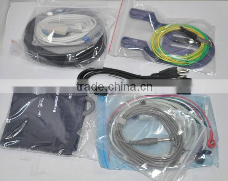 Portable 12.1 inch Multi Parameters Patient Monitor Optional printer with cheap price