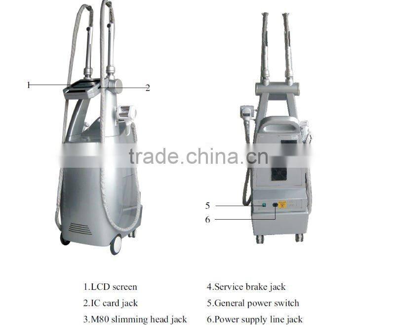 F002 ---- Ultrasound Vacuum Cavitation Liposuction Fat Slimming Machine With LED Optical Roller
