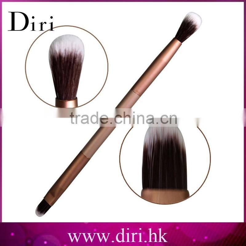 Double End Makeup Brush Horse Hair with Custom Logo Eyeshadow Brush