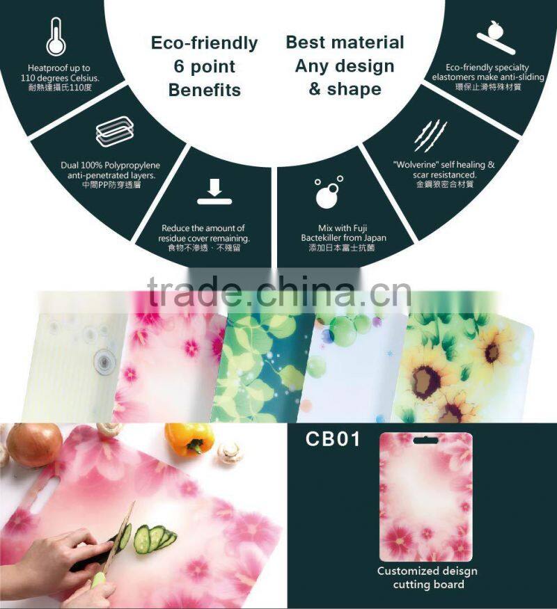 plastic cutting block kitchen accessory
