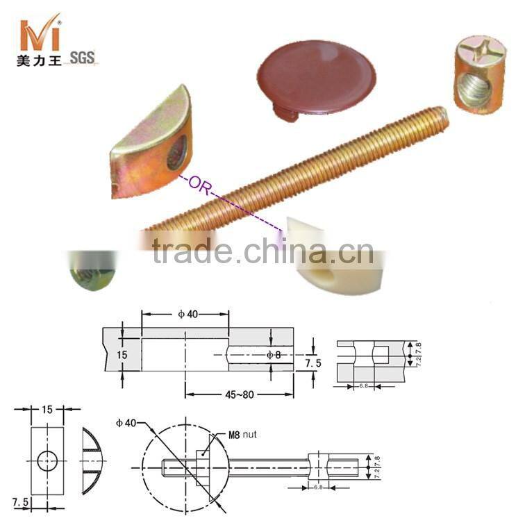 Hardware Type Furniture Joint Connector Bolts