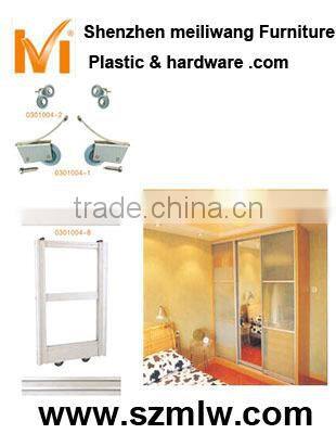 Steel and zinc-alloy two hidden from the back with a damper backing rails fgv drawer slide