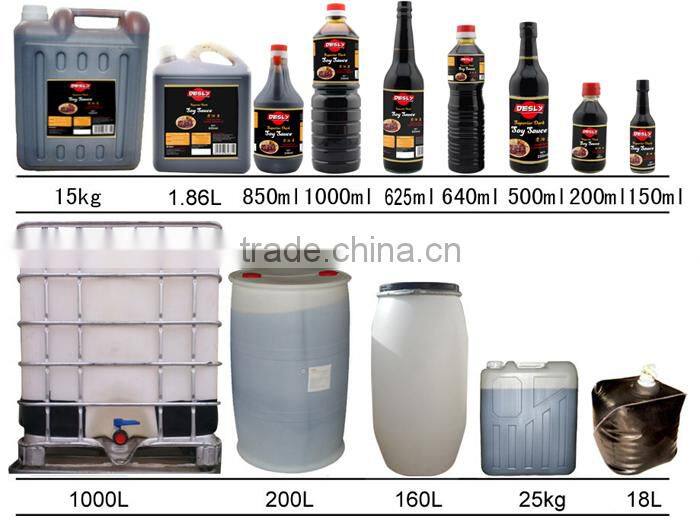 Plastic Bottle Packing Dark Soy Sauce 500ml