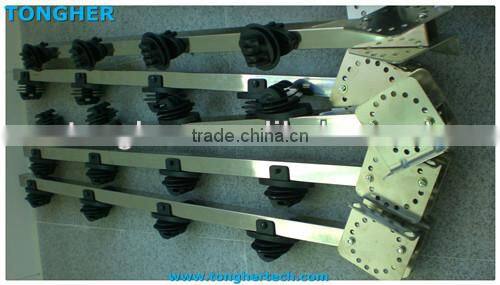 High quality double galvanization iron steel metal pole for electric fence system