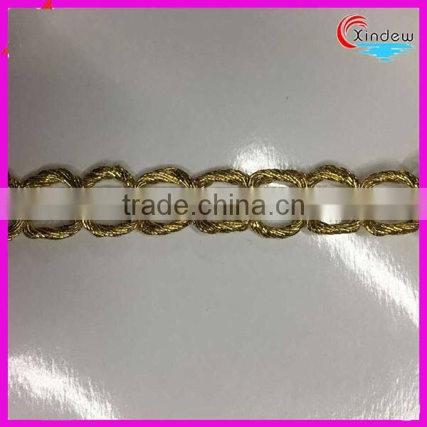 Metallic Trimming Width 2cm Circular Shape