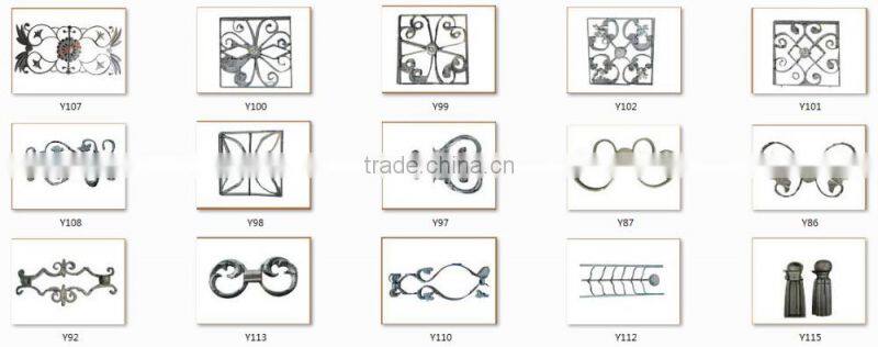 New Design Zinc Coated Rod Iron Garden Barrier