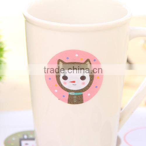2cm pvc plastic round stickers