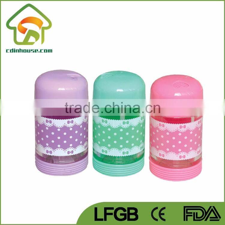 OEM Printing Cylinder Plastic Toothpick Holder Container