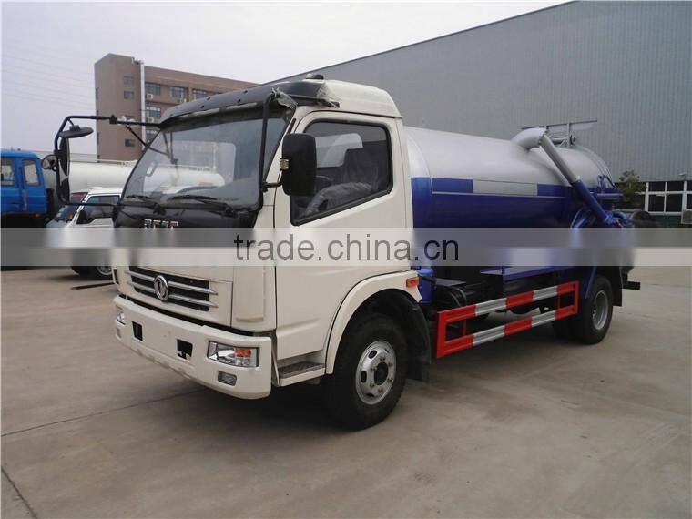 dongfeng 6cbm vacuum sewage suction truck for sale