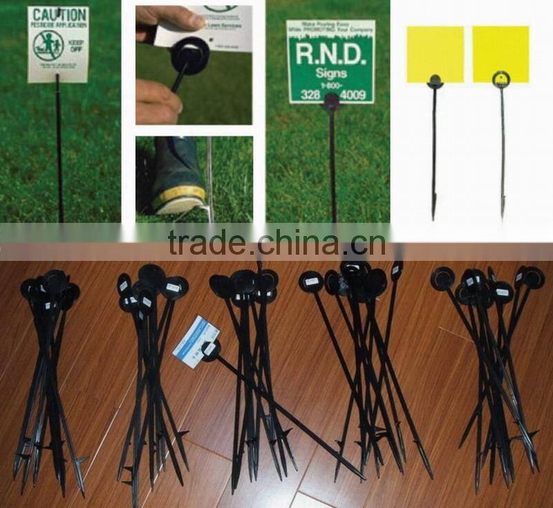 lawncare plastic yard sign advertising card promotion card anti-water