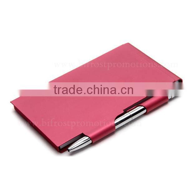 2016 New Product Mini Notepad With Pen Custom Notepad