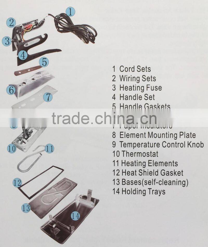 carpet splice heating iron for carpet installation