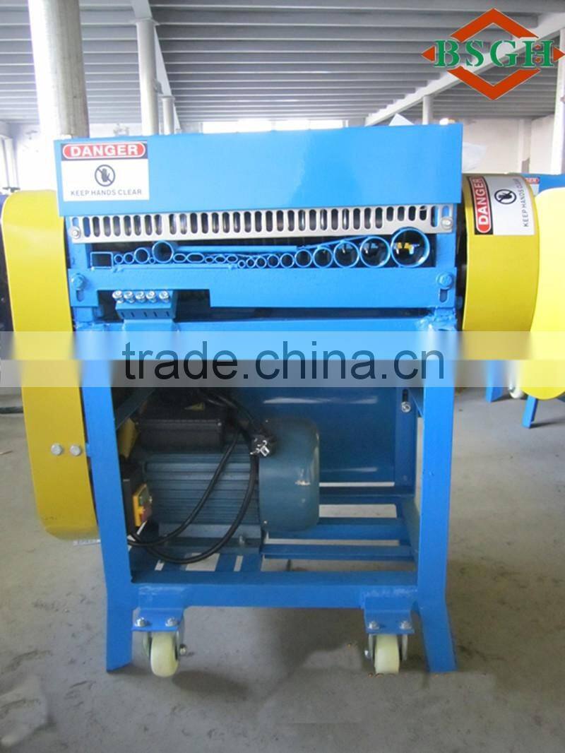 Round knife electric cable stripper recycling copper cable wire power cables made in China