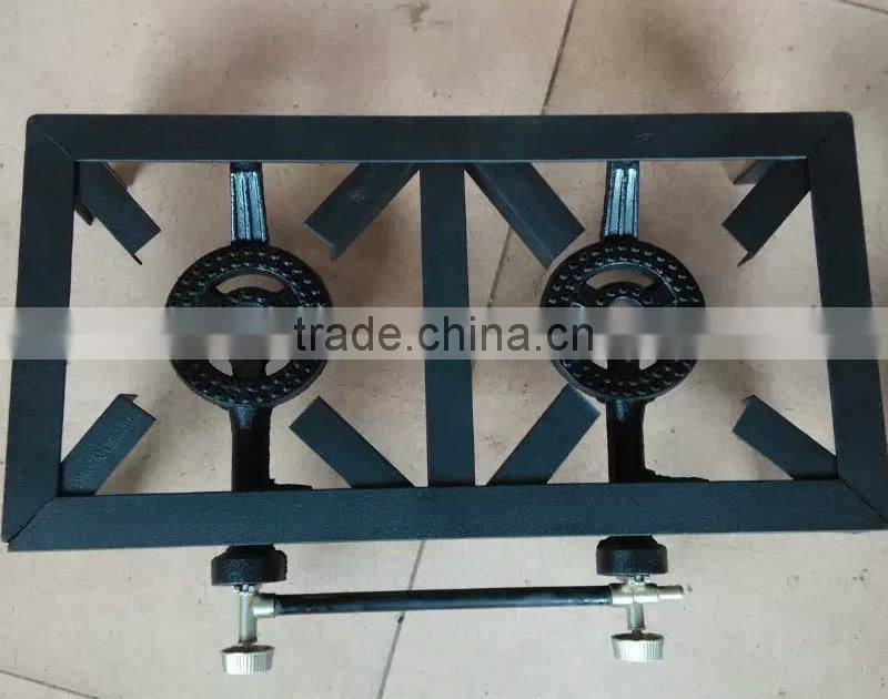 gas stove 3 burner portable cast iron gas stove