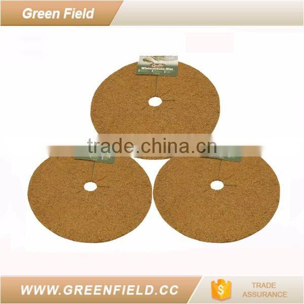 Natural coco disc weed mulch mats tree ring coco disc