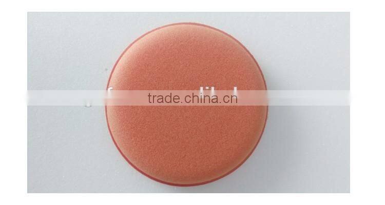 Factory sale car wax sponge , customized logo car wax applicator sponge