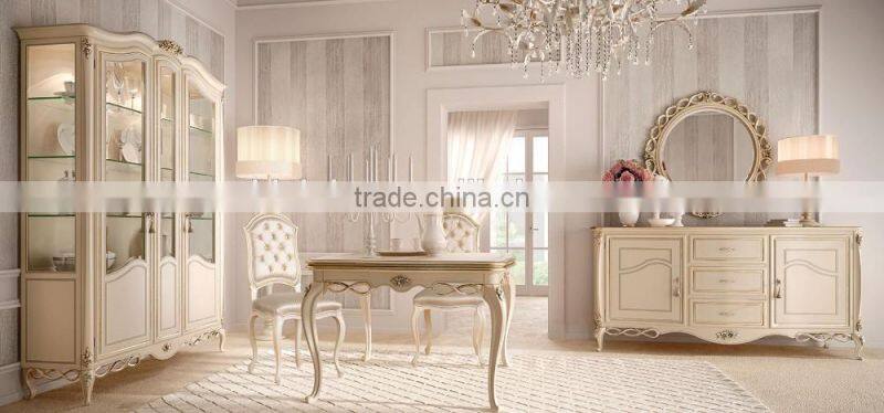 Solid Wood French Style Dining Room Table Furniture