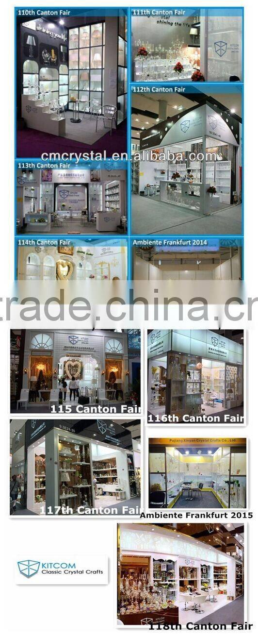 2016 custom made classic love crystal photo frame for wedding decoration