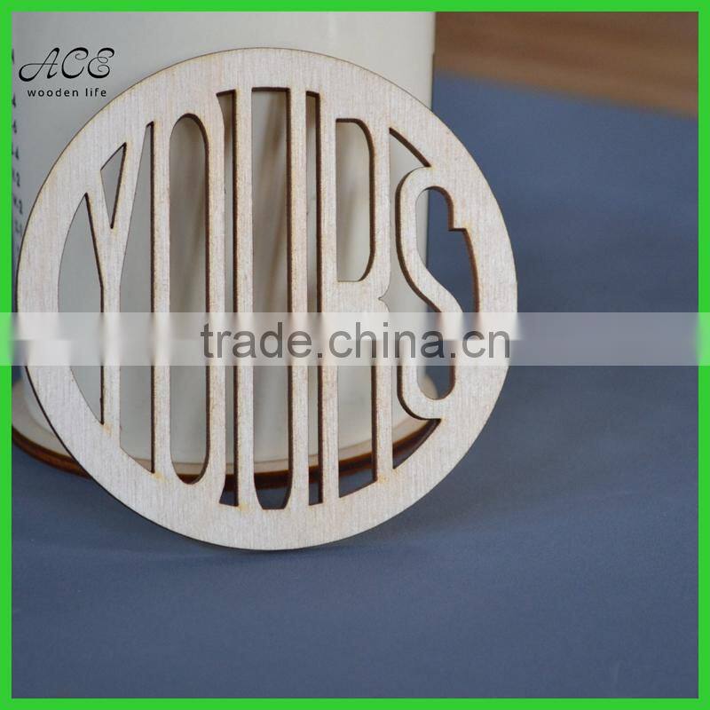 Wooden coasters Wooden trivets Wooden cup mat