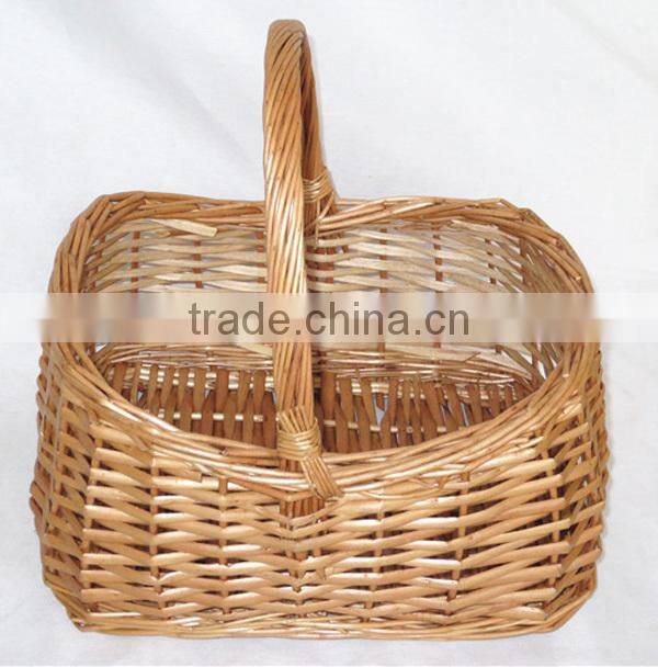 Natural fruit basket decoration tiered fruit basket wicker fruit basket
