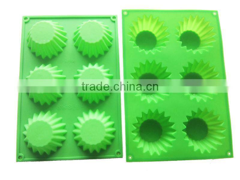 FDA&LFGB Insect shaped Orange Silicone Cake Molds