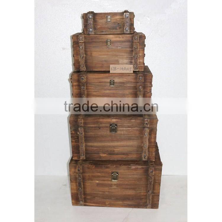Large Home Storage Design Custom Made Antique Cheap Wooden Boxes