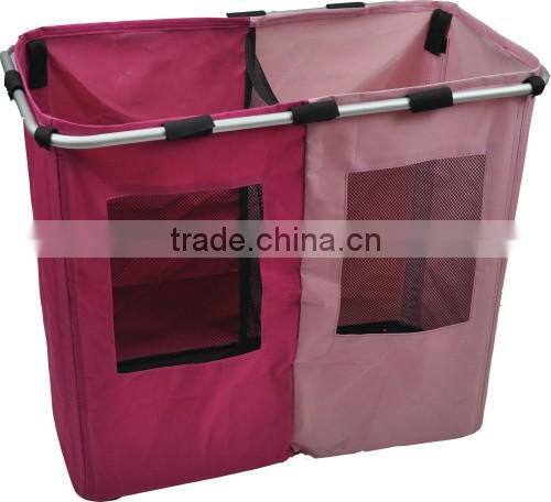 2017 cheap promotion foldable factory price Jute storage bin bag
