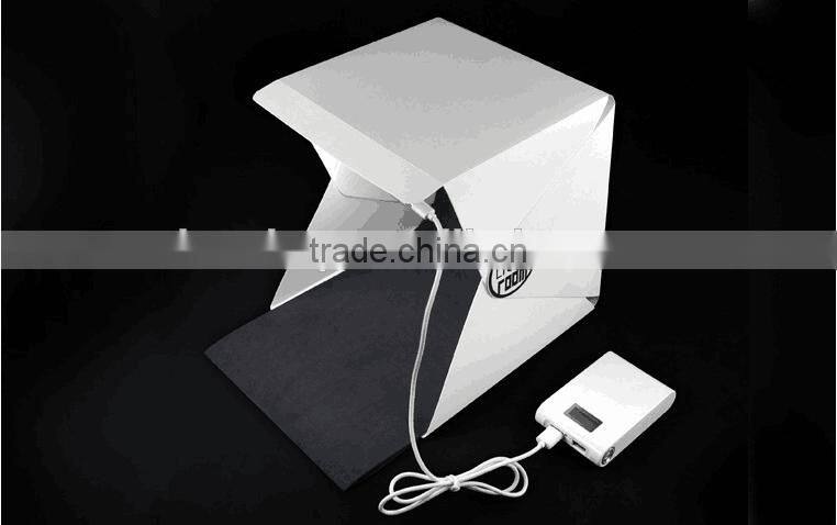 Mini Portable Folding Photostudio Simple Photography Property Equipement Mini Foldable Softbox With USB Light Tent