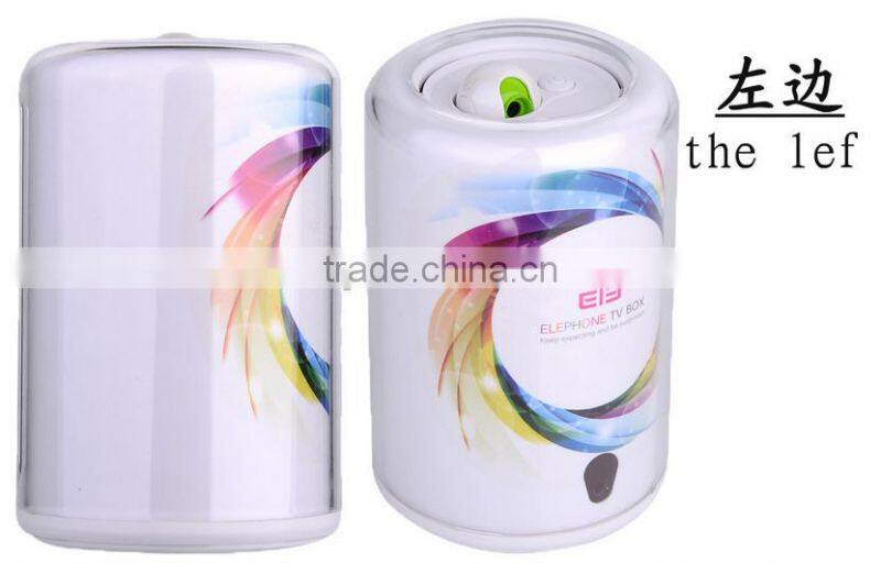 New Arrival Cute Android TV Box Factory Unique Design Android 4.4 TV Box Build-in 3.0M Camera Support Skype/Youtube Smart TV box