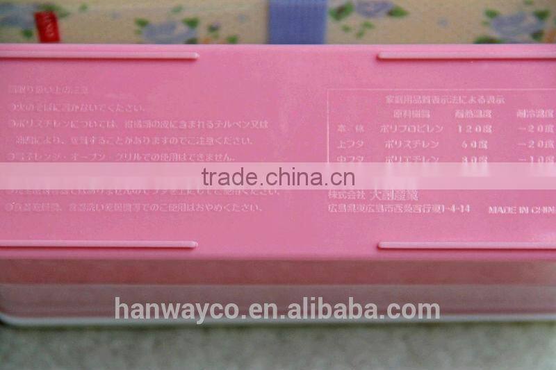 stock two layers lunch box