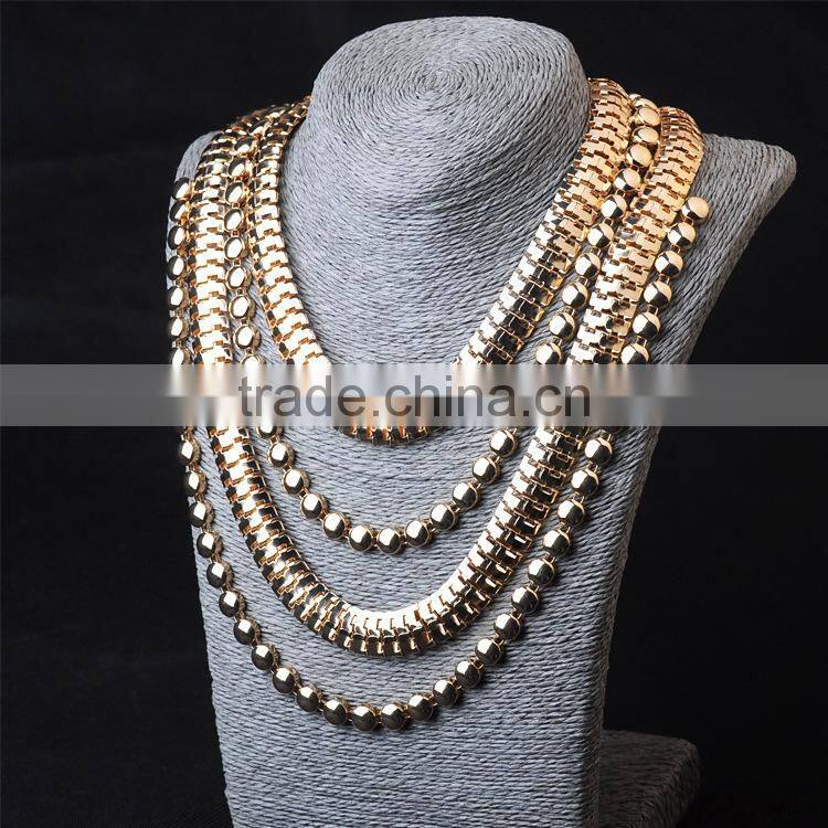 2015 Latest new style women fashion alloy jewelry necklace
